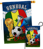 World Cup Senegal Soccer - Sports Interests Vertical Impressions Decorative Flags HG192110 Made In USA