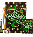 Lightful St. Patrick's Day - St Patrick Spring Vertical Impressions Decorative Flags HG102034 Made In USA