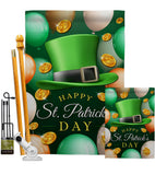 Lucky Hat - St Patrick Spring Vertical Impressions Decorative Flags HG190052 Made In USA