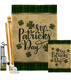 Tartan St Patricks - St Patrick Spring Vertical Impressions Decorative Flags HG190064 Made In USA