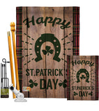 Lucky St. Patrick's Day - St Patrick Spring Vertical Impressions Decorative Flags HG191092 Made In USA