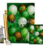 St. Pat's Balloons - St Patrick Spring Vertical Impressions Decorative Flags HG192416 Made In USA