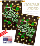 Lightful St. Patrick's Day - St Patrick Spring Vertical Impressions Decorative Flags HG102034 Made In USA