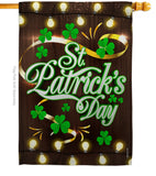 Lightful St. Patrick's Day - St Patrick Spring Vertical Impressions Decorative Flags HG102034 Made In USA