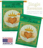 Kiss Me, I'm Irish - St Patrick Spring Vertical Impressions Decorative Flags HG102057 Made In USA