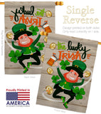 The Lucky Irish - St Patrick Spring Vertical Impressions Decorative Flags HG102059 Made In USA