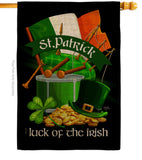 Luck of the Irish - St Patrick Spring Vertical Impressions Decorative Flags HG102063 Made In USA