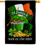 Luck of the Irish - St Patrick Spring Vertical Impressions Decorative Flags HG102063 Made In USA