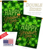 St. Patty Cover - St Patrick Spring Vertical Impressions Decorative Flags HG120043 Made In USA