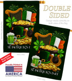 Lucky Irish Way - St Patrick Spring Vertical Impressions Decorative Flags HG120303 Made In USA