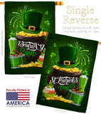 St. Patty Day - St Patrick Spring Vertical Impressions Decorative Flags HG137364 Made In USA