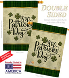 Tartan St Patricks - St Patrick Spring Vertical Impressions Decorative Flags HG190064 Made In USA