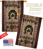 Lucky St. Patrick's Day - St Patrick Spring Vertical Impressions Decorative Flags HG191092 Made In USA