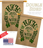 Luck Always With You - St Patrick Spring Vertical Impressions Decorative Flags HG192301 Made In USA