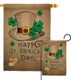 St Pat's Hat - St Patrick Spring Vertical Impressions Decorative Flags HG102031 Made In USA