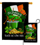 Luck of the Irish - St Patrick Spring Vertical Impressions Decorative Flags HG102063 Made In USA