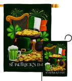 Lucky Irish Way - St Patrick Spring Vertical Impressions Decorative Flags HG120303 Made In USA