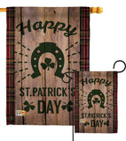 Lucky St. Patrick's Day - St Patrick Spring Vertical Impressions Decorative Flags HG191092 Made In USA