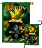 Lucky Gold Pot - St Patrick Spring Vertical Impressions Decorative Flags HG192158 Made In USA