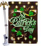 Lightful St. Patrick's Day - St Patrick Spring Vertical Impressions Decorative Flags HG102034 Made In USA