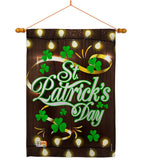 Lightful St. Patrick's Day - St Patrick Spring Vertical Impressions Decorative Flags HG102034 Made In USA