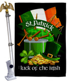 Luck of the Irish - St Patrick Spring Vertical Impressions Decorative Flags HG102063 Made In USA