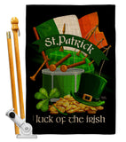 Luck of the Irish - St Patrick Spring Vertical Impressions Decorative Flags HG102063 Made In USA