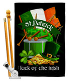 Luck of the Irish - St Patrick Spring Vertical Impressions Decorative Flags HG102063 Made In USA