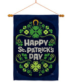Lucky St Parick's - St Patrick Spring Vertical Impressions Decorative Flags HG120017 Made In USA
