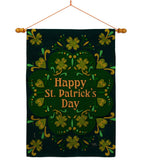 Green Patty Day - St Patrick Spring Vertical Impressions Decorative Flags HG120038 Made In USA