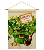 Cover and Hat - St Patrick Spring Vertical Impressions Decorative Flags HG130323 Made In USA