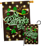 Lightful St. Patrick's Day - St Patrick Spring Vertical Impressions Decorative Flags HG102034 Made In USA