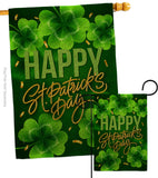 St. Patty Cover - St Patrick Spring Vertical Impressions Decorative Flags HG120043 Made In USA