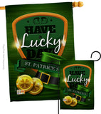 Have A Lucky Day - St Patrick Spring Vertical Impressions Decorative Flags HG192157 Made In USA