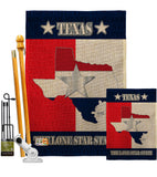 Texas Lone Star State - States Americana Vertical Impressions Decorative Flags HG108021 Made In USA