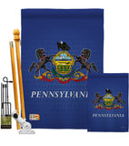 Pennsylvania - States Americana Vertical Impressions Decorative Flags HG108081 Made In USA