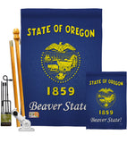 Oregon - States Americana Vertical Impressions Decorative Flags HG108109 Made In USA