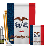 Iowa - States Americana Vertical Impressions Decorative Flags HG108111 Made In USA