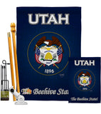 Utah - States Americana Vertical Impressions Decorative Flags HG108114 Made In USA