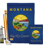 Montana - States Americana Vertical Impressions Decorative Flags HG108127 Made In USA