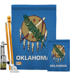 Oklahoma - States Americana Vertical Impressions Decorative Flags HG108131 Made In USA