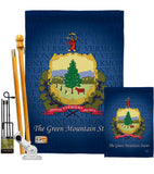 Vermont - States Americana Vertical Impressions Decorative Flags HG108134 Made In USA