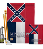 Mississippi - States Americana Vertical Impressions Decorative Flags HG108143 Made In USA