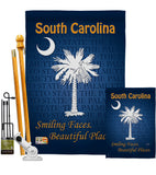 South Carolina - States Americana Vertical Impressions Decorative Flags HG108148 Made In USA