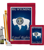 Wyoming - States Americana Vertical Impressions Decorative Flags HG108189 Made In USA