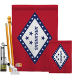 Arkansas - States Americana Vertical Impressions Decorative Flags HG140504 Made In USA