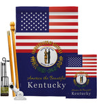 US Kentucky - States Americana Vertical Impressions Decorative Flags HG140569 Made In USA