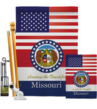 US Missouri - States Americana Vertical Impressions Decorative Flags HG140577 Made In USA