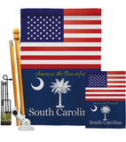 US South Carolina - States Americana Vertical Impressions Decorative Flags HG140592 Made In USA