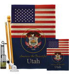 US Utah - States Americana Vertical Impressions Decorative Flags HG140596 Made In USA